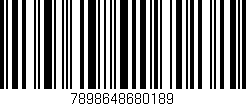 Código de barras (EAN, GTIN, SKU, ISBN): '7898648680189'