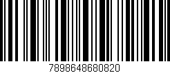 Código de barras (EAN, GTIN, SKU, ISBN): '7898648680820'