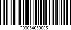 Código de barras (EAN, GTIN, SKU, ISBN): '7898648680851'