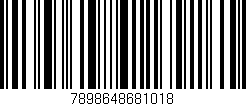Código de barras (EAN, GTIN, SKU, ISBN): '7898648681018'
