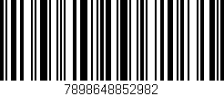 Código de barras (EAN, GTIN, SKU, ISBN): '7898648852982'