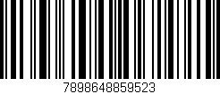 Código de barras (EAN, GTIN, SKU, ISBN): '7898648859523'