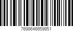 Código de barras (EAN, GTIN, SKU, ISBN): '7898648859851'