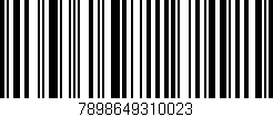 Código de barras (EAN, GTIN, SKU, ISBN): '7898649310023'