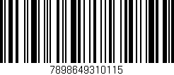 Código de barras (EAN, GTIN, SKU, ISBN): '7898649310115'