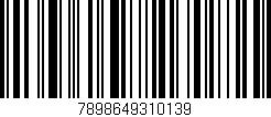 Código de barras (EAN, GTIN, SKU, ISBN): '7898649310139'
