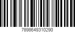 Código de barras (EAN, GTIN, SKU, ISBN): '7898649310290'