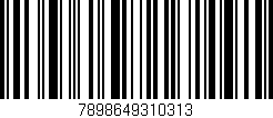 Código de barras (EAN, GTIN, SKU, ISBN): '7898649310313'
