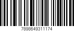 Código de barras (EAN, GTIN, SKU, ISBN): '7898649311174'