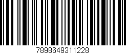 Código de barras (EAN, GTIN, SKU, ISBN): '7898649311228'