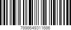 Código de barras (EAN, GTIN, SKU, ISBN): '7898649311686'