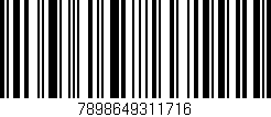 Código de barras (EAN, GTIN, SKU, ISBN): '7898649311716'