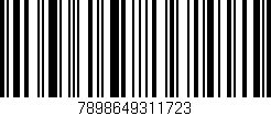 Código de barras (EAN, GTIN, SKU, ISBN): '7898649311723'