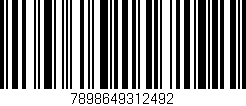 Código de barras (EAN, GTIN, SKU, ISBN): '7898649312492'