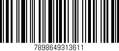 Código de barras (EAN, GTIN, SKU, ISBN): '7898649313611'