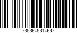 Código de barras (EAN, GTIN, SKU, ISBN): '7898649314687'