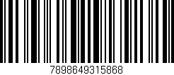Código de barras (EAN, GTIN, SKU, ISBN): '7898649315868'