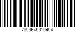 Código de barras (EAN, GTIN, SKU, ISBN): '7898649318494'