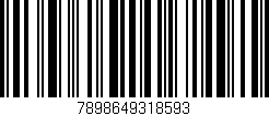 Código de barras (EAN, GTIN, SKU, ISBN): '7898649318593'