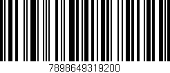 Código de barras (EAN, GTIN, SKU, ISBN): '7898649319200'