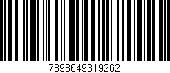 Código de barras (EAN, GTIN, SKU, ISBN): '7898649319262'