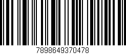 Código de barras (EAN, GTIN, SKU, ISBN): '7898649370478'