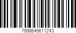 Código de barras (EAN, GTIN, SKU, ISBN): '7898649611243'