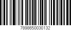 Código de barras (EAN, GTIN, SKU, ISBN): '7898650030132'