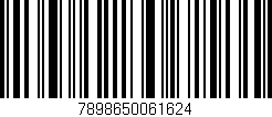 Código de barras (EAN, GTIN, SKU, ISBN): '7898650061624'