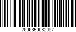 Código de barras (EAN, GTIN, SKU, ISBN): '7898650062997'