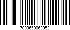 Código de barras (EAN, GTIN, SKU, ISBN): '7898650063352'