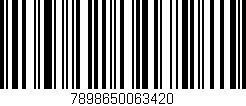 Código de barras (EAN, GTIN, SKU, ISBN): '7898650063420'