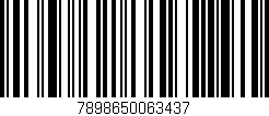 Código de barras (EAN, GTIN, SKU, ISBN): '7898650063437'