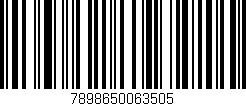 Código de barras (EAN, GTIN, SKU, ISBN): '7898650063505'