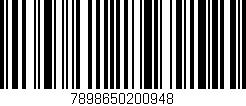 Código de barras (EAN, GTIN, SKU, ISBN): '7898650200948'