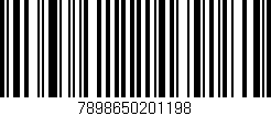 Código de barras (EAN, GTIN, SKU, ISBN): '7898650201198'