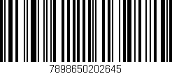 Código de barras (EAN, GTIN, SKU, ISBN): '7898650202645'
