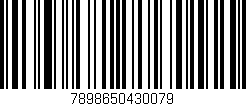 Código de barras (EAN, GTIN, SKU, ISBN): '7898650430079'