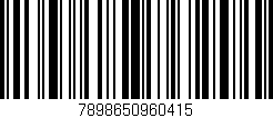 Código de barras (EAN, GTIN, SKU, ISBN): '7898650960415'