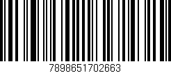 Código de barras (EAN, GTIN, SKU, ISBN): '7898651702663'