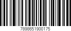 Código de barras (EAN, GTIN, SKU, ISBN): '7898651900175'