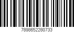Código de barras (EAN, GTIN, SKU, ISBN): '7898652280733'