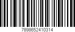 Código de barras (EAN, GTIN, SKU, ISBN): '7898652410314'
