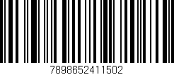 Código de barras (EAN, GTIN, SKU, ISBN): '7898652411502'