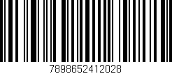 Código de barras (EAN, GTIN, SKU, ISBN): '7898652412028'