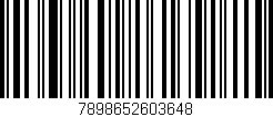 Código de barras (EAN, GTIN, SKU, ISBN): '7898652603648'