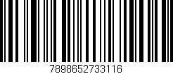 Código de barras (EAN, GTIN, SKU, ISBN): '7898652733116'