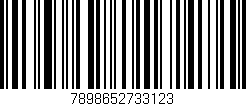 Código de barras (EAN, GTIN, SKU, ISBN): '7898652733123'