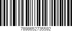 Código de barras (EAN, GTIN, SKU, ISBN): '7898652735592'