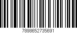 Código de barras (EAN, GTIN, SKU, ISBN): '7898652735691'